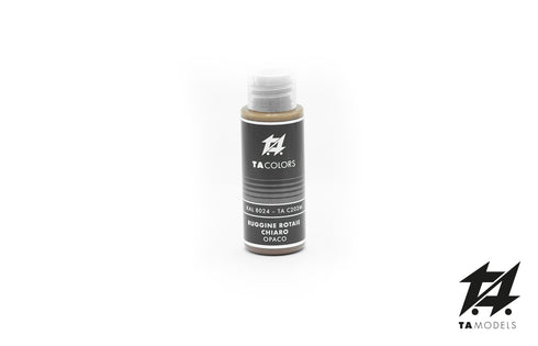 TA COLORS TA-C202M - Colore acrilico RUGGINE ROTAIE CHIARO Opaco da 30ml