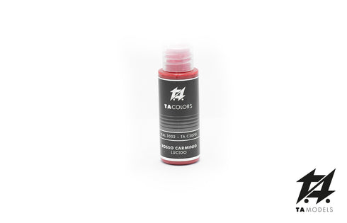 TA COLORS TA-C207G - 30ml Gloss CARMINE RED Acrylic Color