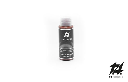 TA COLORS TA-C210S - 30ml Satin Wagon Red Acrylic Paint