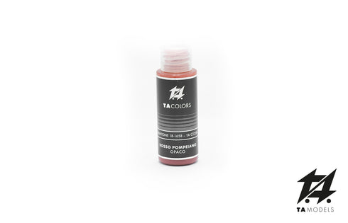 TA COLORS TA-C225M - Acrylic Color POMPEIAN RED Matt 30ml