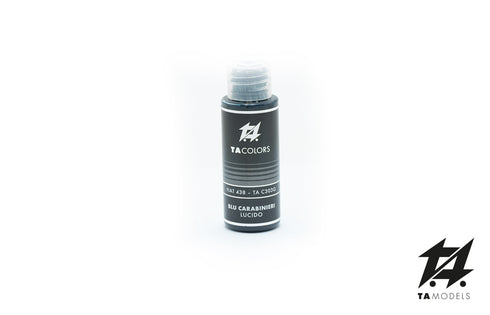 TA COLORS TA-C303G - 30ml Glossy CARABINIERI BLUE Acrylic Paint