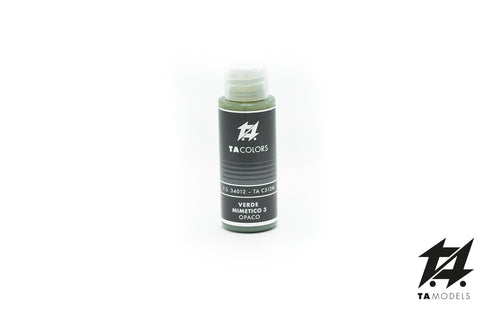 TA COLORS TA-C512M - Acrylic color CAMOUFLAGE GREEN 3 Matt 30ml