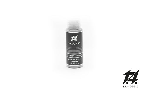 TA COLORS TA-C603S - 30ml Medium Sea Grey Acrylic Paint Satin Finish