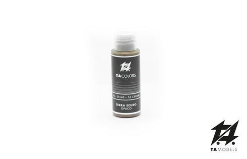 TA COLORS TA-C604M - DARK EARTH Acrylic Color, Opaque, 30ml