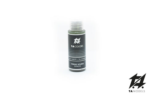 TA COLORS TA-C605M - DARK GREEN Acrylic Color Matt 30ml