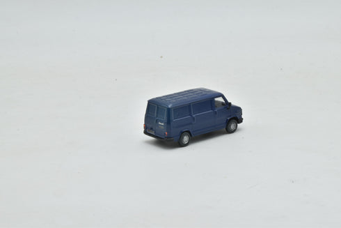 Fiat Ducato van first series short wheelbase low roof blue 1:87 scale H0