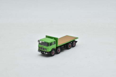 Fiat 180 nc 4 axles with green flatbed, 1:87 H0 scale
