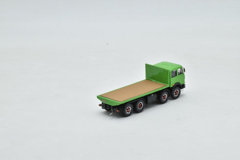 Fiat 180 nc 4 axles with green flatbed, 1:87 H0 scale