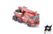 Fiat 300 firefighter crane truck, commemorative livery for the Bologna massacre, H0 scale 1:87
