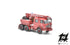 Fiat 300 firefighter crane truck, commemorative livery for the Bologna massacre, H0 scale 1:87