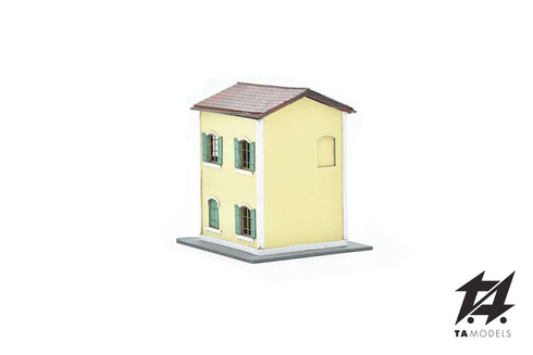 Medium railway toll booth assembly kit H0 scale 1:87