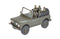 Fiat AR76 Campagnola Cabriolet Assembled Green EI with MILITARY H0 scale 1:87
