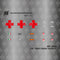 Italian Red Cross Decal, 1:87 scale