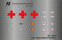 Italian Red Cross Decal, 1:87 scale