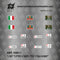 Decal CP70 Italian Army H0 scale 1:87