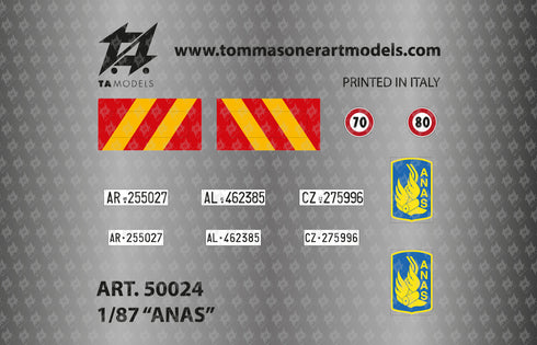 ANAS Decal H0 scale 1:87