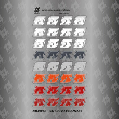 Decal Logo FS a Losanga scala H0 1:87