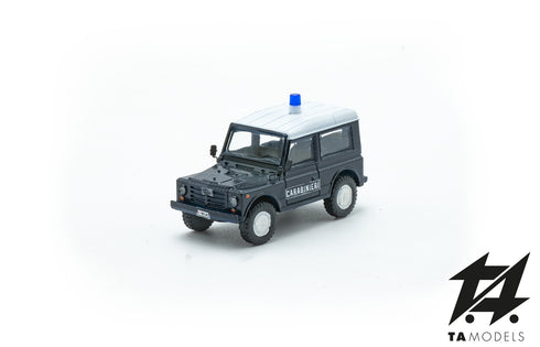 Fiat AR76 Campagnola Hard Top Mounted Carabinieri H0 Scale 1:87