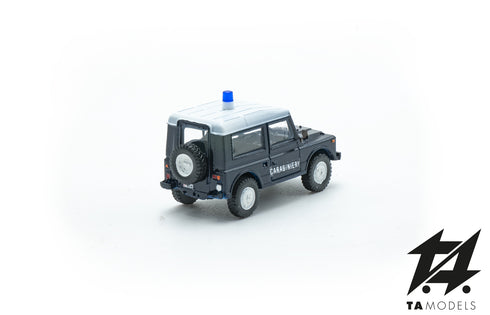 Fiat AR76 Campagnola Hard Top Mounted Carabinieri H0 Scale 1:87
