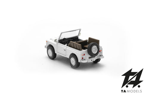 Fiat AR76 Campagnola Cabrio Montata Civile scala H0 1:87