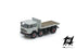 691 2+1 Axle Short Wheelbase Truck, White, with Flatbed
