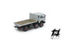 691 2+1 Axle Short Wheelbase Truck, White, with Flatbed