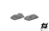 Loads of gray stones for earthmoving vehicles in H0 scale 1:87