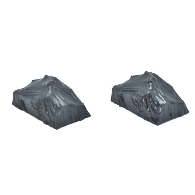 Loading Black Tarpaulin 2pcs H0 scale 1:87