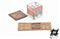 Gabinetti di stazione FS rosa carnicino con interni riprodotti scala H0 1:87