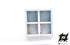 Gabinetti di stazione FS rosa carnicino con interni riprodotti scala H0 1:87