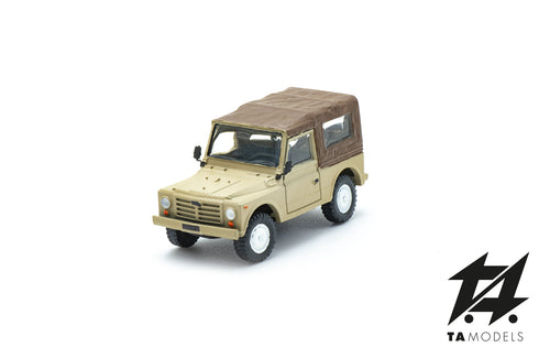 Fiat AR76 Campagnola Tarpaulin Mounted Civilian H0 Scale 1:87
