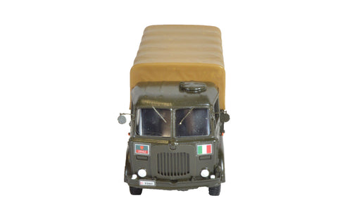 CM52 Green EI Mounted Box with Tarpaulin H0 scale 1:87