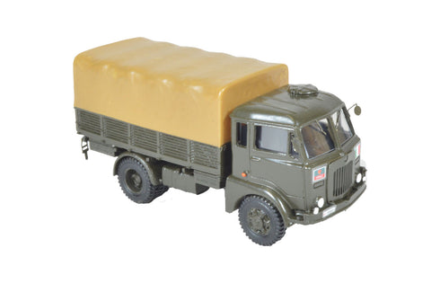 CM52 Green EI Mounted Box with Tarpaulin H0 scale 1:87