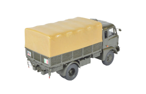CM52 Green EI Mounted Box with Tarpaulin H0 scale 1:87