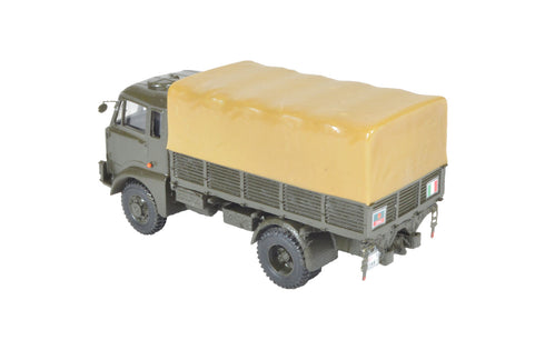 CM52 Green EI Mounted Box with Tarpaulin H0 scale 1:87