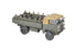 CP70 2-axle Green EI mounted box with benches and military