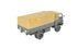 CP70 2-axle Green EI mounted box with tarpaulin H0 scale 1:87