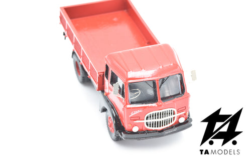 Fiat 639 N3 Red Mounted Box in 1:87 scale