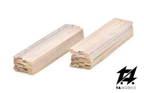 Carico Tavole di Legno Tipo 1 (2pz) scala H0 1:87