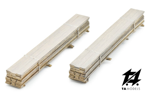 Carico Tavole di Legno Tipo 2 (2pz) scala H0 1:87