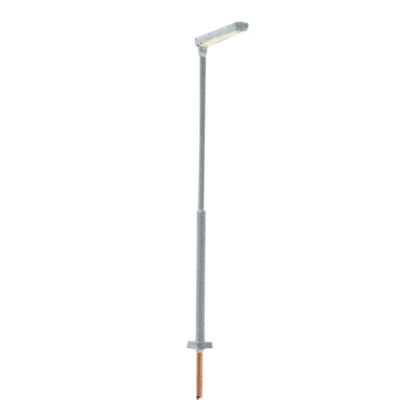 Zither Lamppost with Side Ceiling Light WARM LIGHT in H0 1:87 scale
