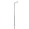 Zither Lamppost with Side Ceiling Light WARM LIGHT in H0 1:87 scale
