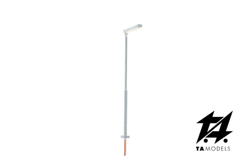 Zither Lamppost with Side Ceiling Light WARM LIGHT in H0 1:87 scale