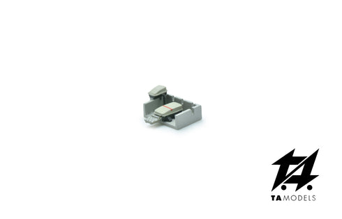Cassa di Manovra tipo P64 Intallonabile con Muretto scala H0 1:87