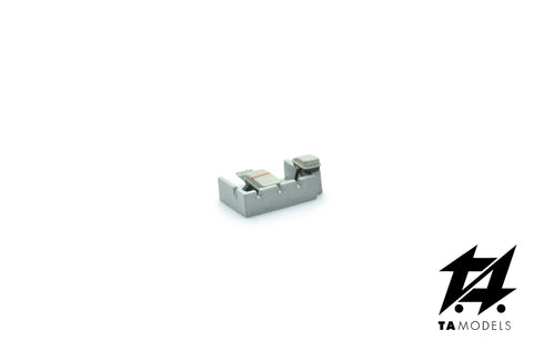 Cassa di Manovra tipo P64 Intallonabile con Muretto scala H0 1:87