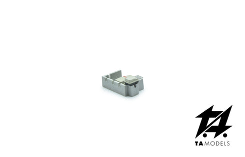 Cassa di Manovra tipo P64 Intallonabile con Muretto scala H0 1:87