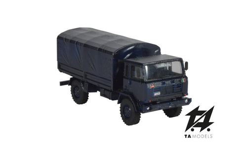 Fiat ACM 80 Tarpaulin Long Wheelbase Assembled Carabinieri H0 Scale 1:87