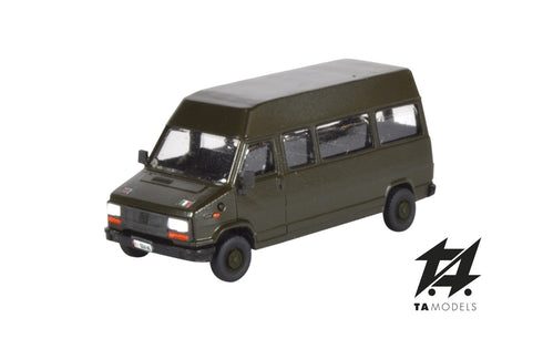 Fiat Ducato Minibus Long Wheelbase High Roof Mounted Green EI