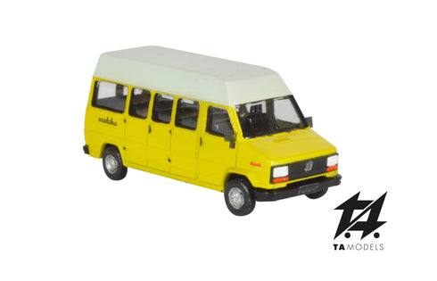 Fiat Ducato Long Wheelbase School Bus H0 Scale 1:87