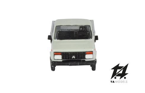 Furgone Autocarro Cassone Passo Corto Montato Bianco Francese